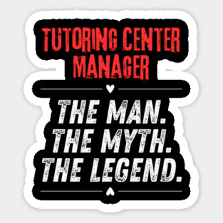 Tutoring Center Manager Sticker