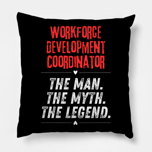 Workforce Development Coordinator Pillow by BlackMeme94