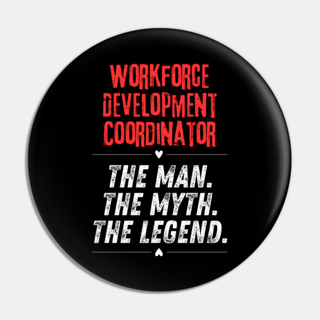 Workforce Development Coordinator Pin by BlackMeme94