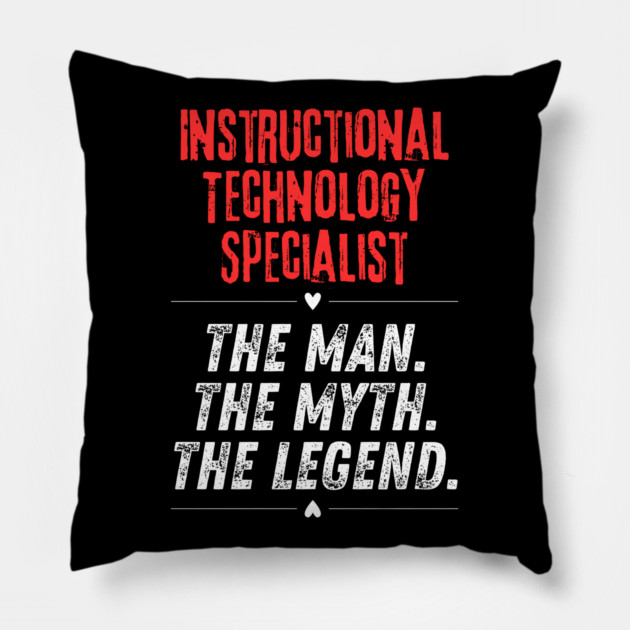 Instructional Technology Specialist Pillow by BlackMeme94