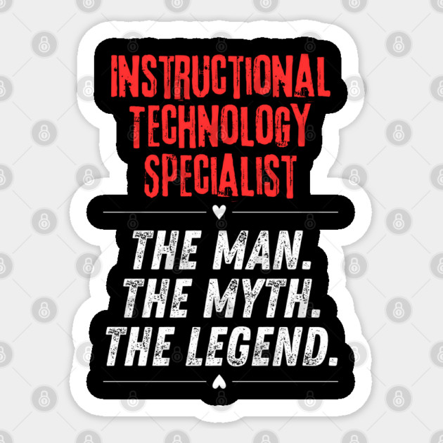 Instructional Technology Specialist Sticker by BlackMeme94