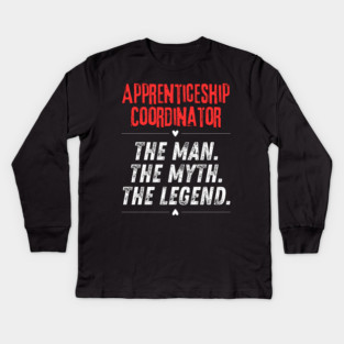 Apprenticeship Coordinator Kids Long Sleeve T-Shirt