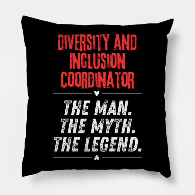 Diversity and Inclusion Coordinator Pillow by BlackMeme94