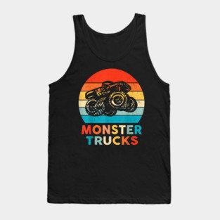 Monster Truck For Toddlers Youth  Adults Tank Top