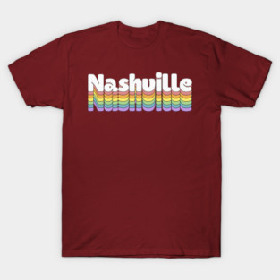 Nashville  // Retro Typography Design T-Shirt