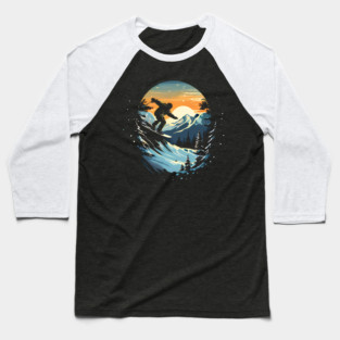snowboarding Baseball T-Shirt