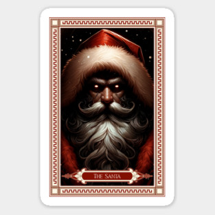 The Santa Tarot Card Sticker