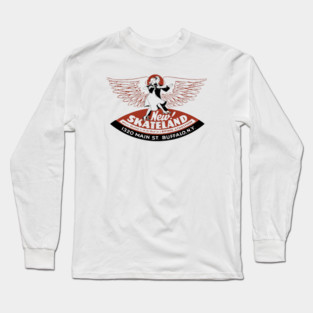 Vintage Roller Skating Buffalo New York Long Sleeve T-Shirt