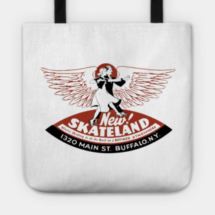 Vintage Roller Skating Buffalo New York Tote