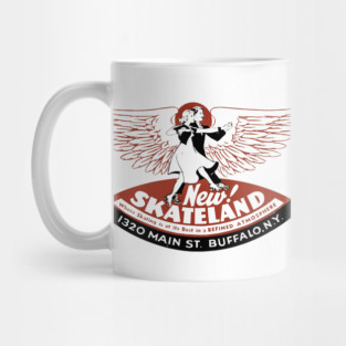 Vintage Roller Skating Buffalo New York Mug