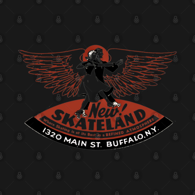 Vintage Roller Skating Buffalo New York by Timeless Chaos