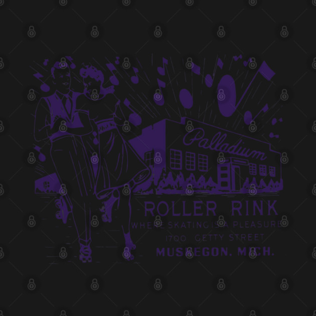 Vintage Roller Skating Muskegon Michigan by Timeless Chaos