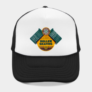 Vintage Roller Skating America On Wheels Hat