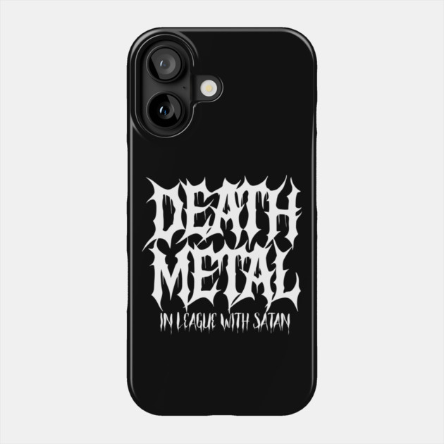 DEATH METAL Phone Case by artslaves