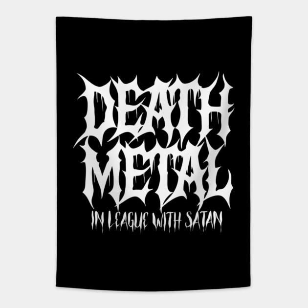 DEATH METAL Tapestry by artslaves