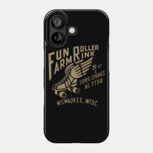 Vintage Roller Skating Milwaukee Wisconsin Phone Case