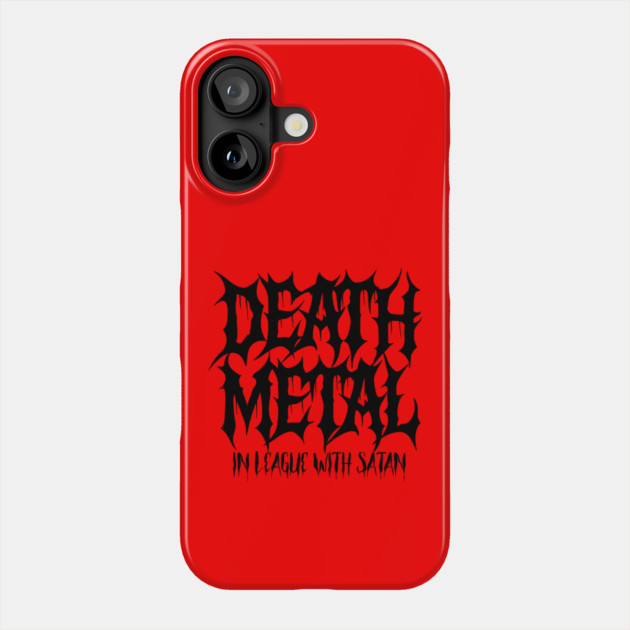 DEATH METAL Phone Case by artslaves