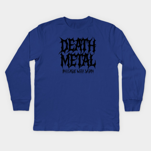 DEATH METAL Kids Long Sleeve T-Shirt by artslaves