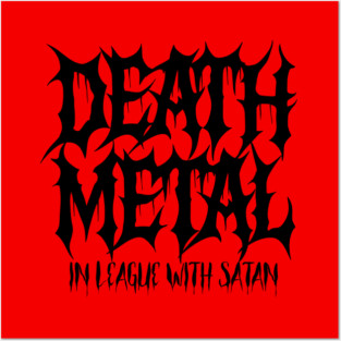 DEATH METAL Posters and Art