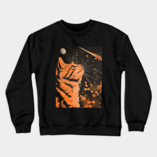 Space cat 16 Crewneck Sweatshirt