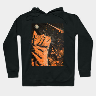 Space cat 16 Hoodie