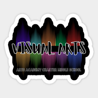 Visual Arts Arts Academy Sticker
