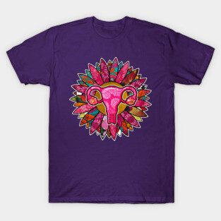 Uterus with flowers T-Shirt