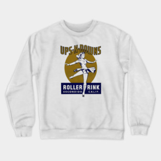 Vintage Roller Skating Escondido California Crewneck Sweatshirt