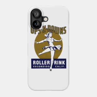 Vintage Roller Skating Escondido California Phone Case