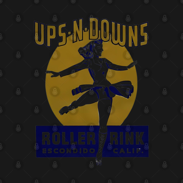 Vintage Roller Skating Escondido California by Timeless Chaos