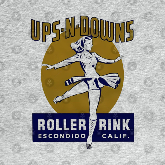 Vintage Roller Skating Escondido California by Timeless Chaos