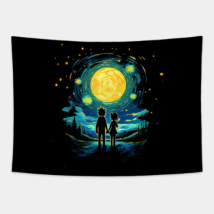 starry night rick Tapestry