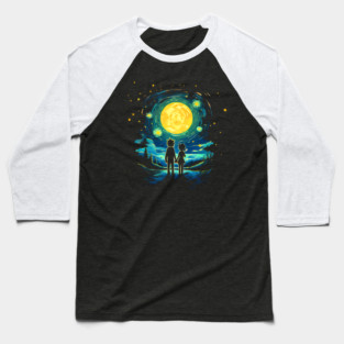 starry night rick Baseball T-Shirt