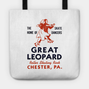 Vintage Roller Skating Chester Pennsylvania Tote