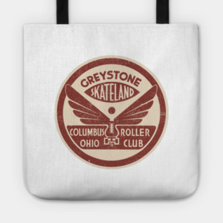 Vintage Roller Skating Columbus Ohio Tote