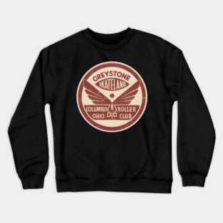Vintage Roller Skating Columbus Ohio Crewneck Sweatshirt