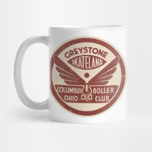 Vintage Roller Skating Columbus Ohio Mug