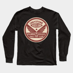 Vintage Roller Skating Columbus Ohio Long Sleeve T-Shirt