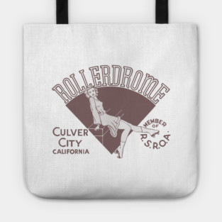 Vintage Roller Skating Culver City California Tote
