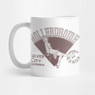 Vintage Roller Skating Culver City California Mug