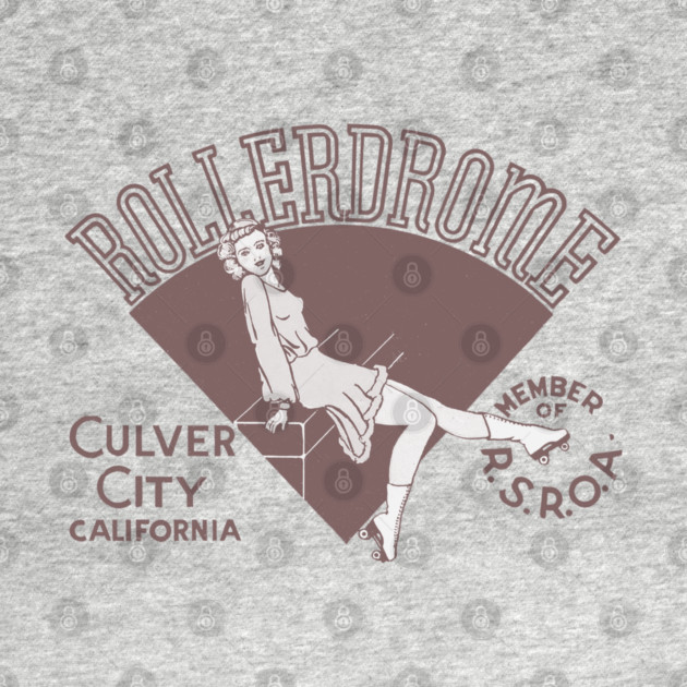 Vintage Roller Skating Culver City California by Timeless Chaos