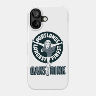 Vintage Roller Skating Portland Oregon Phone Case