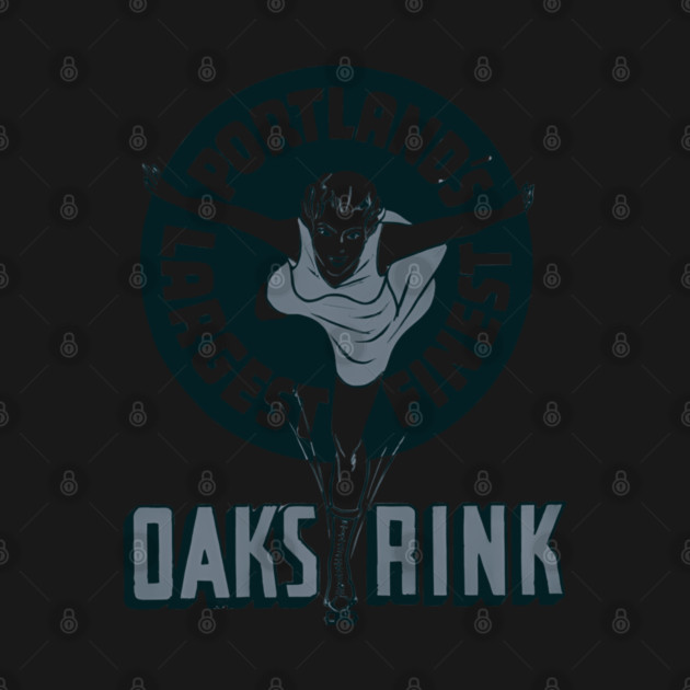 Vintage Roller Skating Portland Oregon by Timeless Chaos