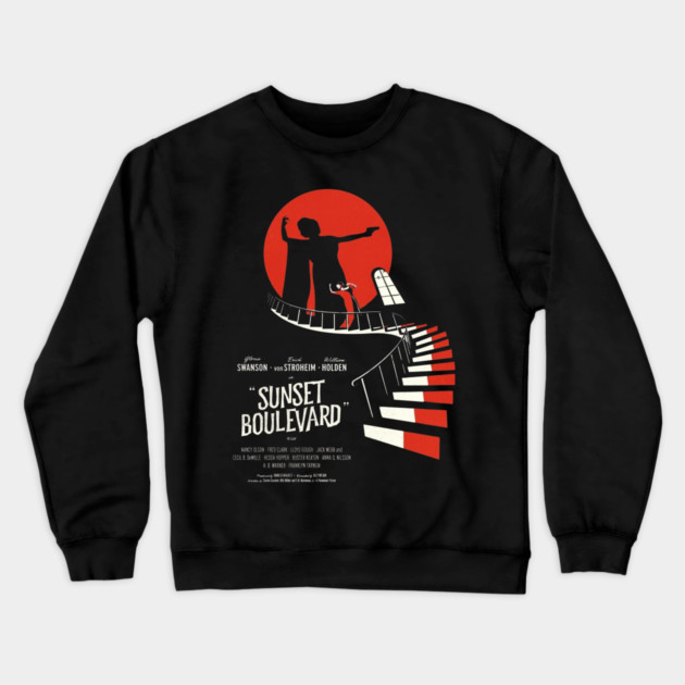 Sunset Boulevard Crewneck Sweatshirt by Timeless Chaos