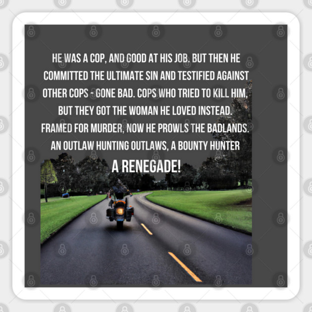 Renegade! Sticker by Low Life Shirts