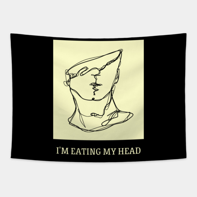 I'm eating my head Tapestry by Low Life Shirts