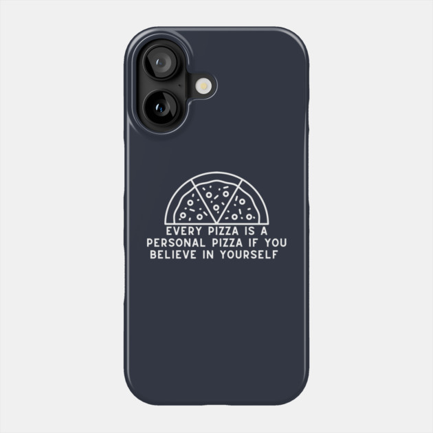 Personal Pizza Phone Case by Low Life Shirts