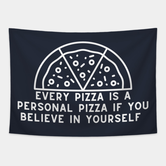 Personal Pizza Tapestry by Low Life Shirts