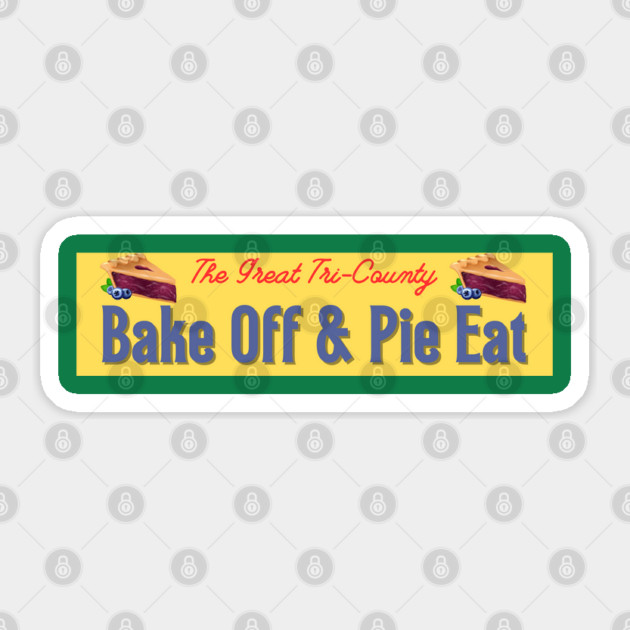 Stand by Me at The Pie Eating Contest Sticker by Low Life Shirts