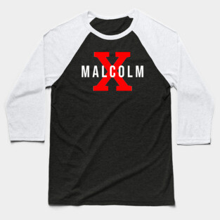 Malcolm X Baseball T-Shirt